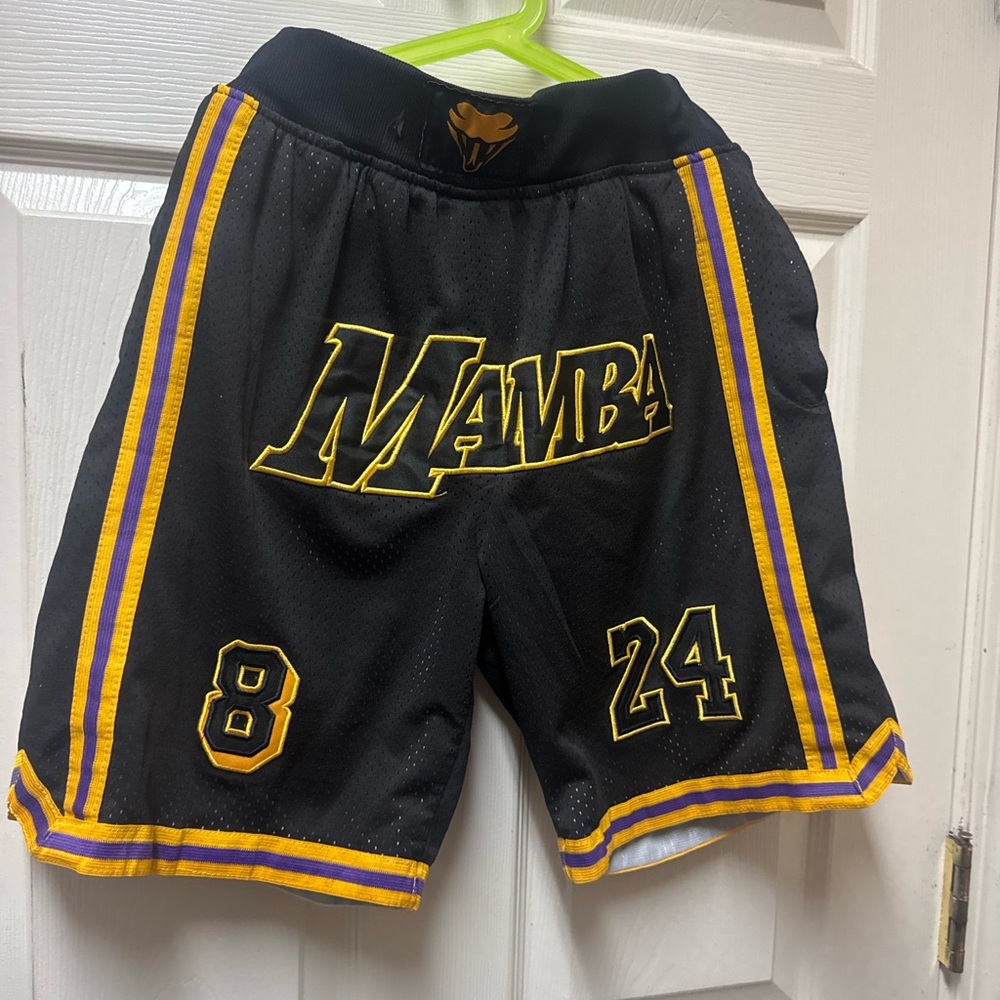 Black and Yellow Men's Shorts